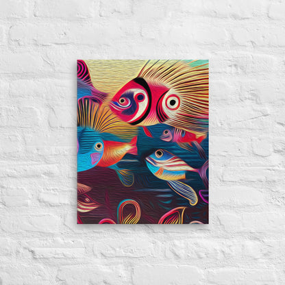 fishes (canvas)