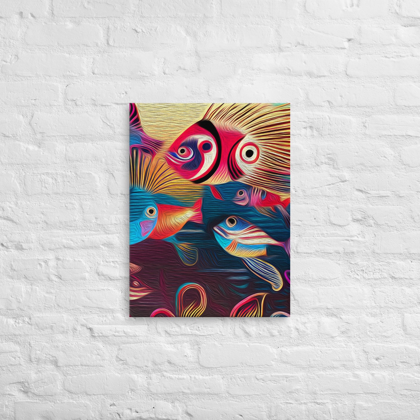 fishes (canvas)