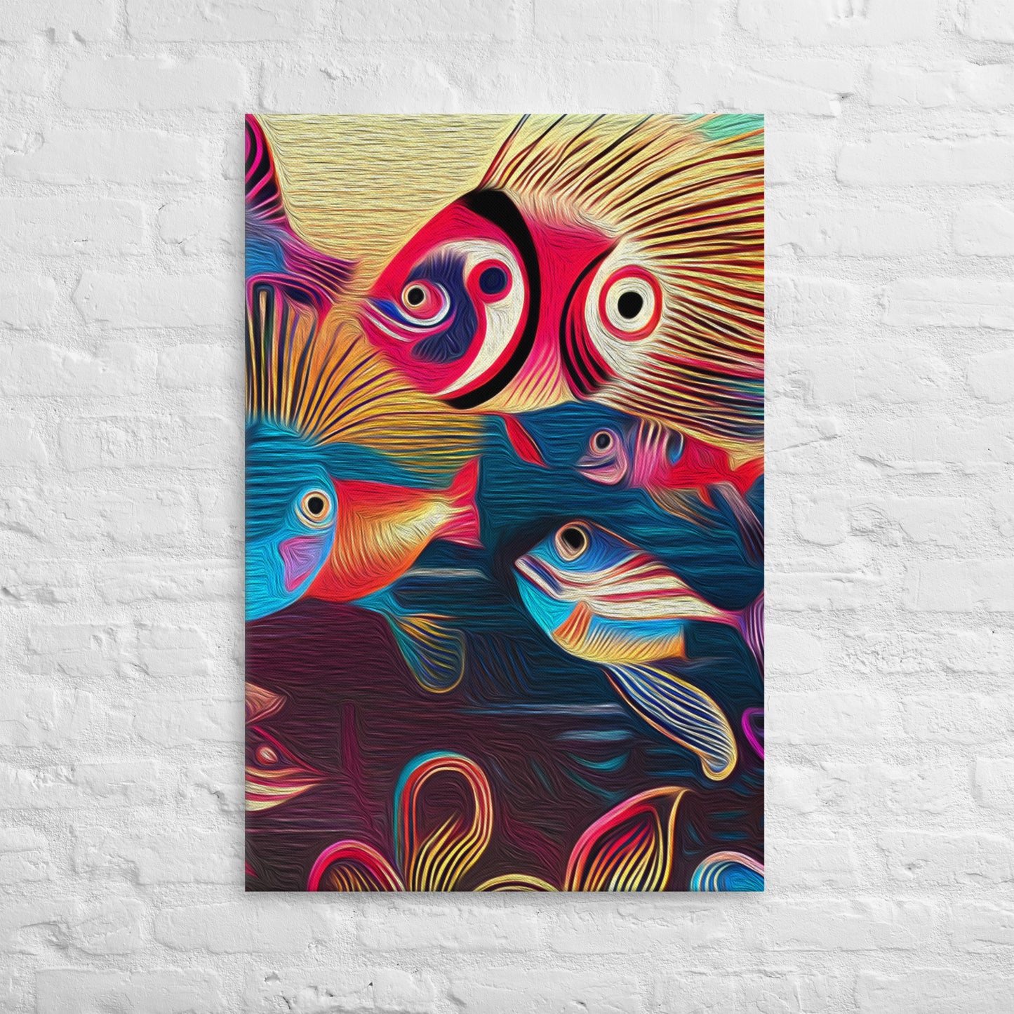 fishes (canvas)